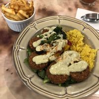 Rice plate  at Falafel Brothers - Shibuya in Tokyo