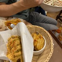 Pita wrap and bowl options  at Falafel Brothers - Shibuya in Tokyo