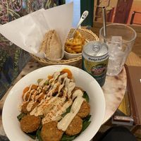 falafel salad  at Falafel Brothers - Shibuya in Tokyo