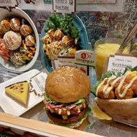 Menu display out the front at Falafel Brothers - Shibuya in Tokyo