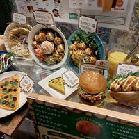 Menu display out the front at Falafel Brothers - Shibuya in Tokyo