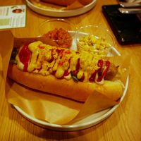 Hotdog American Style at Falafel Brothers - Shibuya in Tokyo