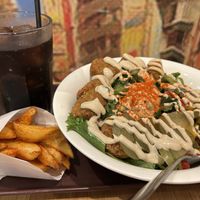 Salad bowl  at Falafel Brothers - Shibuya in Tokyo