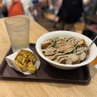 The taro chips were great with my falafel salad bowl. The lemonade was lovely too!  at Falafel Brothers - Shibuya in Tokyo