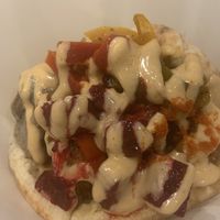 Half pita sandwich  at Falafel Brothers - Shibuya in Tokyo