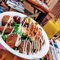 Falafel Salad & Hummuthie at Falafel Brothers - Shibuya in Tokyo