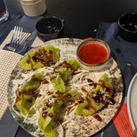 Veggie gyoza at Kantouni Kafe in Kos