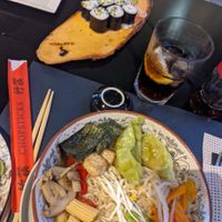 Veggie ramen at Kantouni Kafe in Kos