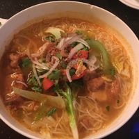 Spicy veggie soup with tofu and lemon grass (number 52. I think)  at Pho By Night Ottawa in Ottawa