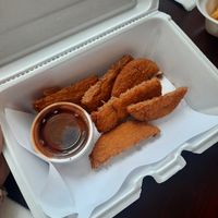 Vegan chicken tenders at Yes It's Fresh in Cleveland