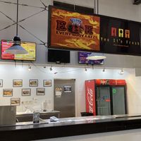 Shares counter and kitchen with non vegan restaurant  at Yes It's Fresh in Cleveland