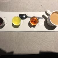 ‘Special Coffee’: koffie with limoncello, tia maria and a special local caramel ‘babbelaar’ liquor. at Van der Valk Hotel in Middelburg