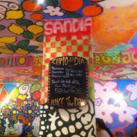 Look at this funky decor! at Juicy Jones - Hospital in Barcelona