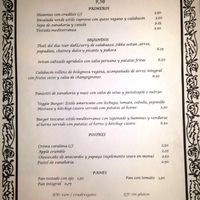 Menu of the day. Quite late for lunch... at Juicy Jones - Hospital in Barcelona