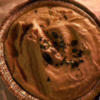 Their hummus is delicious!!! at King Of Falafel & Shawarma in Garfield