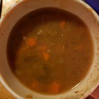 Yummy Vegan lentil soup at King Of Falafel & Shawarma in Garfield