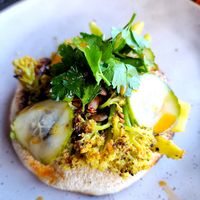 Cauliflower Pita at Williams Eatery in Auckland