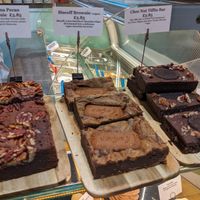 Vegan brownies at Cloud 9 in Brighton
