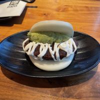 Impossible bao bun  at JINYA Ramen Bar in North Bethesda