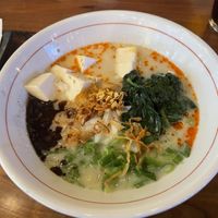spicy creamy vegan ramen  at JINYA Ramen Bar in North Bethesda