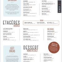 Menu  at Lokaal1650 in Den Bosch