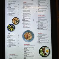 Menu November 5 2022 outside restaurant   at LHR - Wagamama - T3 in West London