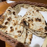 Roti made in tandoori oven at Taj Mahal in Rio De Janeiro