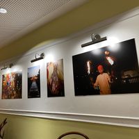 Back wall decor at Taj Mahal in Rio De Janeiro