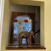 Entrance from the back dinning area at Taj Mahal in Rio De Janeiro