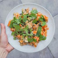 Autumn risotto (pumpkin & mushroom) at Mañana Nijmegen in Nijmegen