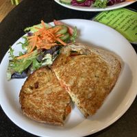 Vegan toastie  at Alpine Coffee Shop and Gallery in Betws-y-coed
