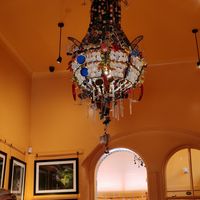 Indoors at Alpine Coffee Shop and Gallery in Betws-y-coed