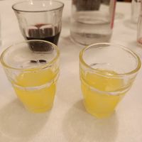 Liquore al mandarino homemade. Spettacolare at La Locanda di Lo in Finale Ligure