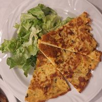 chickpea omelette at La Locanda di Lo in Finale Ligure