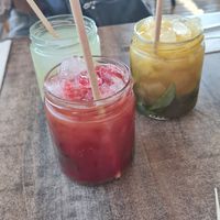 Mojitos con base de té. Sin alcohol at Violeta in Santiago