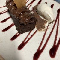 Chocolate cake  at Violeta in Santiago