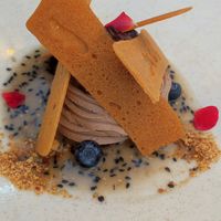 Miso chocolate at Violeta in Santiago