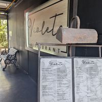 Exterior at Violeta in Santiago