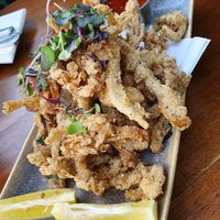 Mushroom calamari at Plum Bistro in Seattle