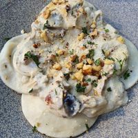 Lemon ricotta ravioli at Plum Bistro in Seattle