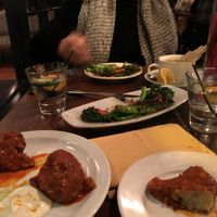 cauliflower bites & the broccolini! at Plum Bistro in Seattle