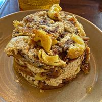 Mac & Yeast was delicious with contrasting textures of crunchy, chewy, and soft. Unique and my favorite Mac n cheese anywhere.   at Plum Bistro in Seattle