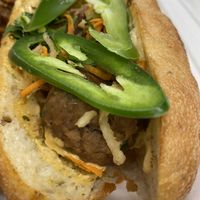 Blazing banh mi  at Plum Bistro in Seattle