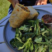 Potato and egg burrito at Plum Bistro in Seattle