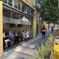 Nice open restaurant  at Plum Bistro in Seattle