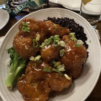 Sweet and Spicy Cauliflower   at Plum Bistro in Seattle