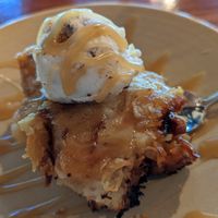 Bread pudding -- pineapple, coconut at Plum Bistro in Seattle