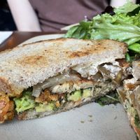 Chipotle Grill sandwich —no flavor  at Plum Bistro in Seattle