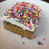 Carrot cake —no flavor   at Plum Bistro in Seattle