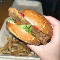 Fried chicken sandwich   at Plum Bistro in Seattle